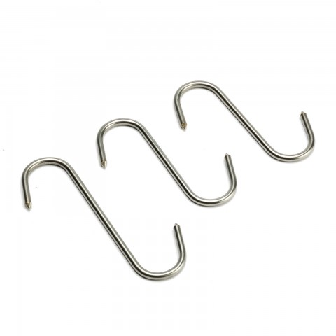 4 inch Stainless Steel Butcher's Hooks, 5pk 4 inch Stainless Steel Butcher's Hooks, 5pk