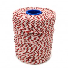 Red & White Rayon Twine, 1 unit