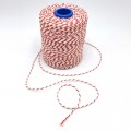 Red & White Rayon Twine, 1 unit