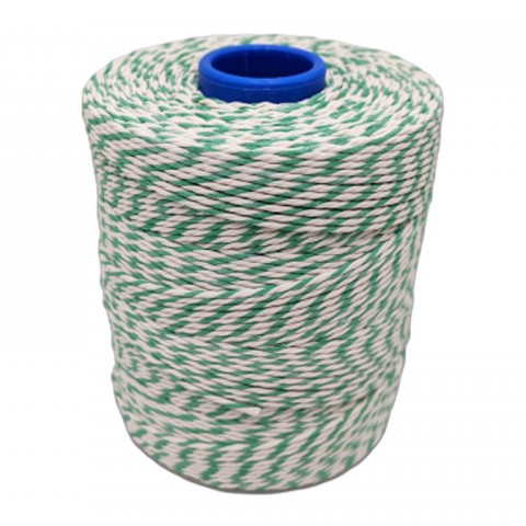 Green & White Rayon Twine, 1 unit Green & White Rayon Twine, 1 unit