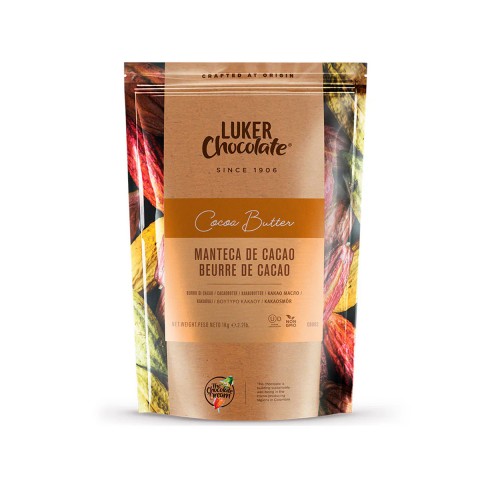 Undeodorised Cocoa Butter by Luker Chocolate, 1kg Undeodorised Cocoa Butter by Luker Chocolate, 1kg