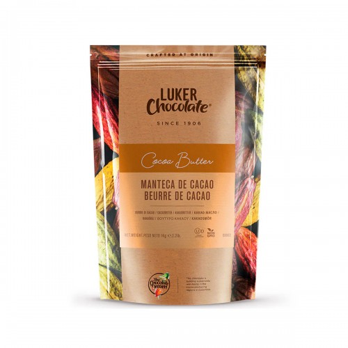 Undeodorised Cocoa Butter by Luker Chocolate, 1kg Undeodorised Cocoa Butter by Luker Chocolate, 1kg