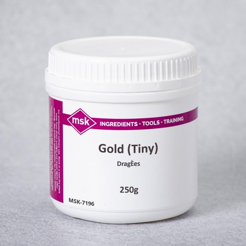 Gold (Tiny) Dragées, 250g Gold (Tiny) Dragées, 250g