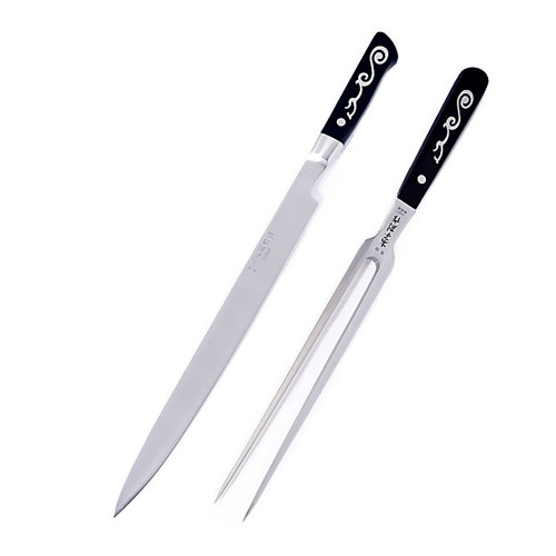 IO Shen Carving Knife (24cm) & Fork (19.5cm) Set, 1 unit