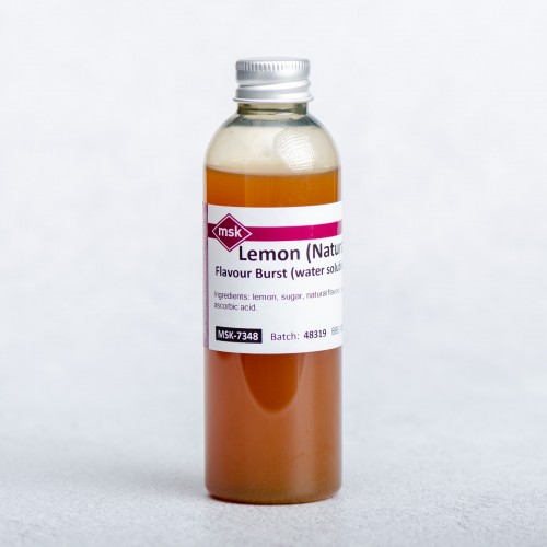 Lemon (Natural) Flavour Burst (water soluble), 100ml