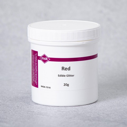 Red Edible Glitter, 20g Red Edible Glitter, 20g