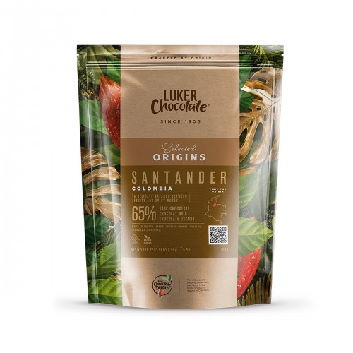 Santander 65% Dark Chocolate by Casa Luker, 2.5kg