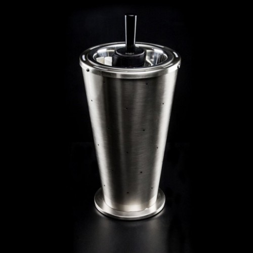 Cool Bar 2 (Silver) Instant Glass Froster and Dry Ice Maker, 1 unit