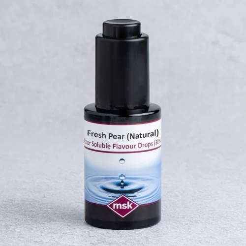 Fresh Pear (Natural) Flavour Drops (water soluble), 30ml Fresh Pear (Natural) Flavour Drops (water soluble), 30ml