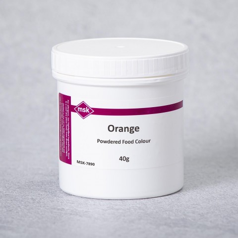 Orange Powdered Food Colour, 40g