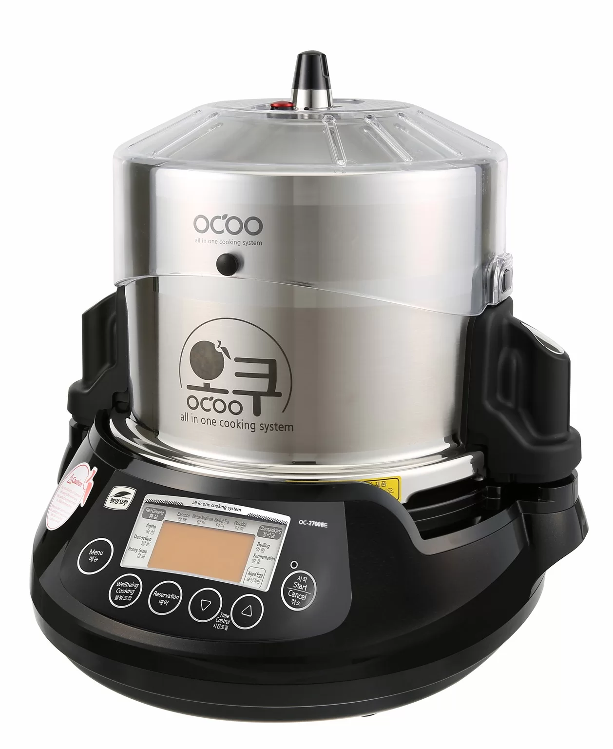 OCOO Auto Pressure Double Boiler (Black), 1 unit