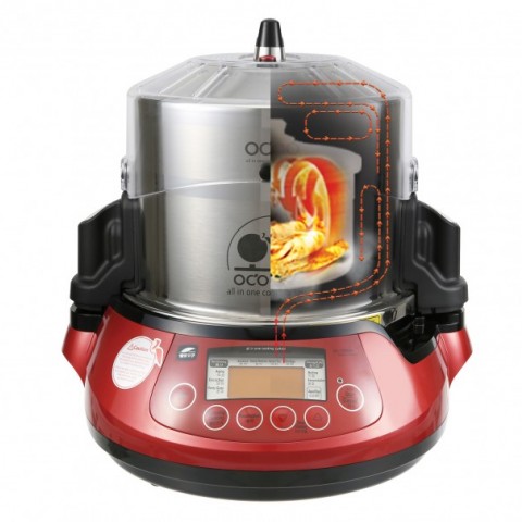 OCOO Auto Pressure Double Boiler (Black), 1 unit OCOO Auto Pressure Double Boiler (Black), 1 unit