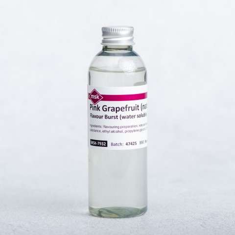 Pink Grapefruit (natural) Flavour Burst (water soluble), 100ml