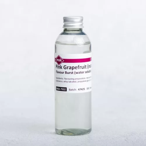 Pink Grapefruit (natural) Flavour Burst (water soluble), 100ml Pink Grapefruit (natural) Flavour Burst (water soluble), 100ml