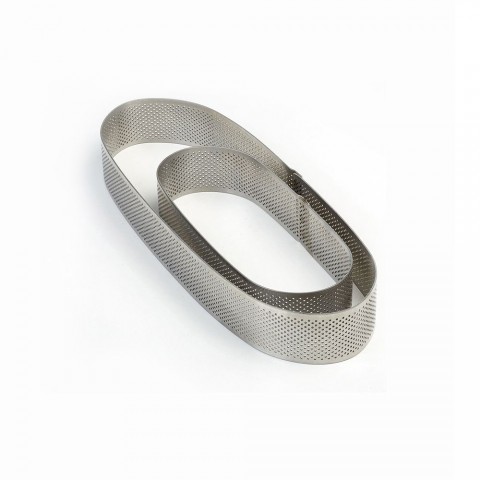 Tart Band, 20x190x70mm Oval, Perforated, XF197020 by Pavoni Italia, 1 unit Tart Band, 20x190x70mm Oval, Perforated, XF197020 by Pavoni Italia, 1 unit