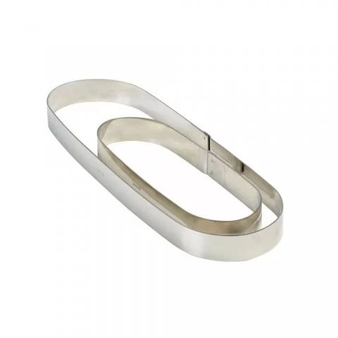 Tart Band, 20x180x60mm Oval, Smooth, X186020 by Pavoni Italia, 1 unit