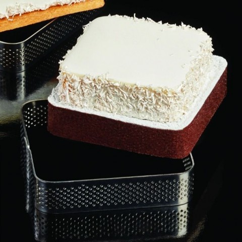 Tart Band, 20x65x65mm Square, Perforated, XFO656520 by Pavoni Italia, 1 unit Tart Band, 20x65x65mm Square, Perforated, XFO656520 by Pavoni Italia, 1 unit