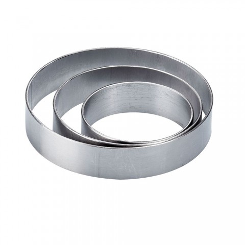 Tart Band, 20x60mm Round, Smooth, X0602 by Pavoni Italia, 1 unit Tart Band, 20x60mm Round, Smooth, X0602 by Pavoni Italia, 1 unit