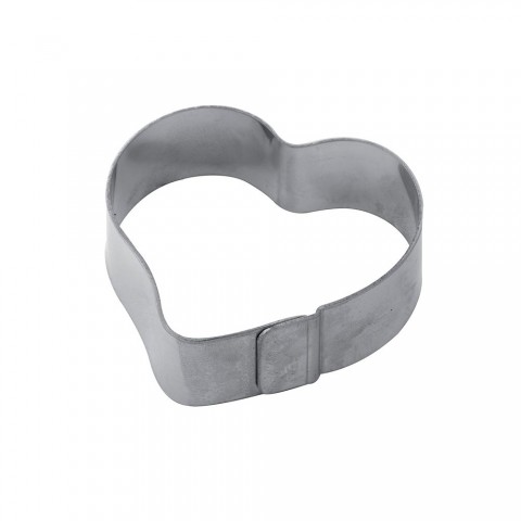 Tart Band, 20x65x60mm Heart, Smooth, X20 by Pavoni Italia, 1 unit Tart Band, 20x65x60mm Heart, Smooth, X20 by Pavoni Italia, 1 unit