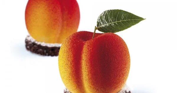 CHERRY / PEACH PX4331S - Stampo In Silicone Per Ciliegia E Pesca 3D, 20 Impronte, 90 Ml, Per Dolci Creativi