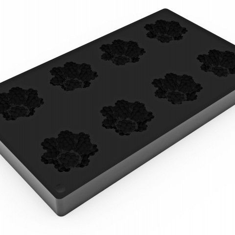 Mini Raven Silicone Mould TOP20S by Pavoni Italia, 1 unit