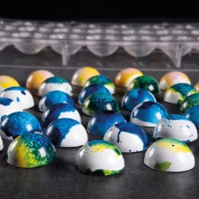 Hemisphere 60mm Praline Mould PC5023FR by Pavoni Italia, 1 unit