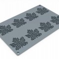 Maple Leaf Silicone Stencil, 8 indents, 1 unit