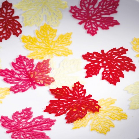 Maple Leaf Silicone Stencil, 8 indents, 1 unit Maple Leaf Silicone Stencil, 8 indents, 1 unit
