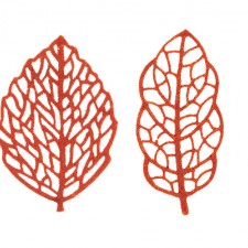 Silicone Tuile Mould - Foresta (2 designs) by Silikomart, 1 unit