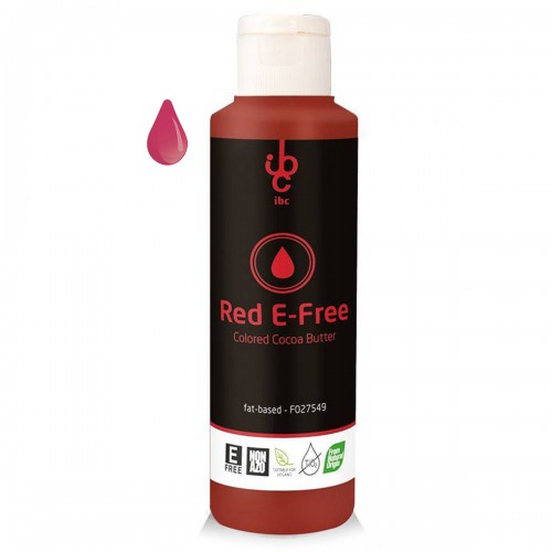 Red - Non-Azo Coloured Cocoa Butter, 245g