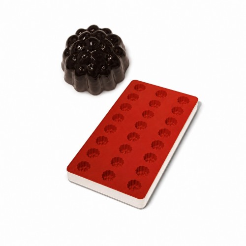 Blackberry Silicone Mould, 24 Cavities, 10ml (ø 24 x 24mm) Silicone Mould, 1 unit