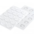 Plisse 7 (Pleated), Cavity 15 x 7ml Silicone Moulds, 1 unit