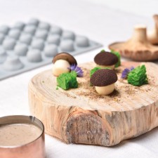 Silicone Mould, Gourmand - Mushroom, 40 indents, 8ml by Pavoni Italia, 1 unit