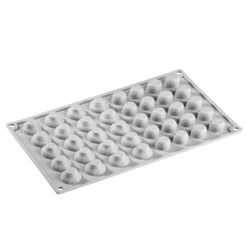 Silicone Mould, Gourmand - Mushroom, 40 indents, 8ml by Pavoni Italia, 1 unit