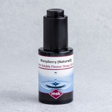 Raspberry (Natural) Flavour Drops (water soluble), 30ml
