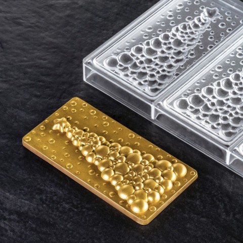 Chocolate Bar Bubble Tree, 3 x 100g indents by Pavoni Italia, 1 Unit