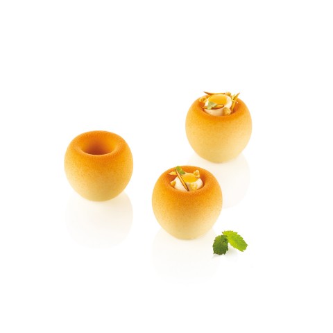 Silicone Mould - Secret 40, 12 indents x 40ml by Silikomart, 1 unit Silicone Mould - Secret 40, 12 indents x 40ml by Silikomart, 1 unit