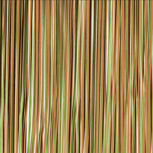 Stripes - Green/Bronze/White Chocolate Transfer Sheets, 10pk