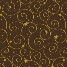 Swirly Stars (Non-Azo) Chocolate Transfer Sheets, 10pk
