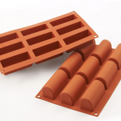 Silicone Mould Midi Bouche, Terracota by Silikomart, 1 unit