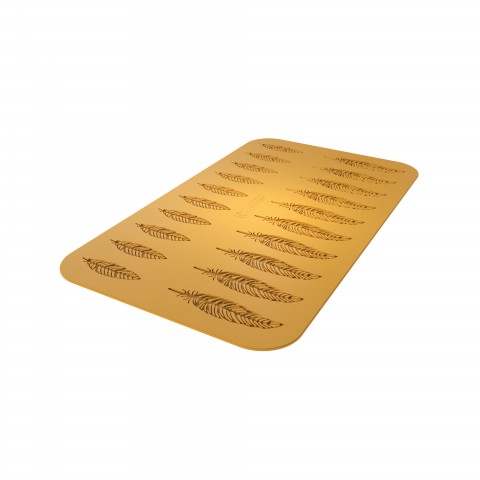 Tuile Mould - Feather by Silikomart, 1 unit Tuile Mould - Feather by Silikomart, 1 unit