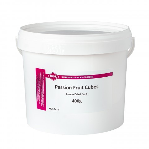 Passion Fruit Cubes Freeze Dried Fruit, 400g