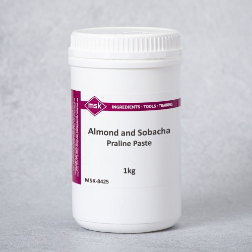 Almond and Sobacha - Textured Praline Paste, 1kg