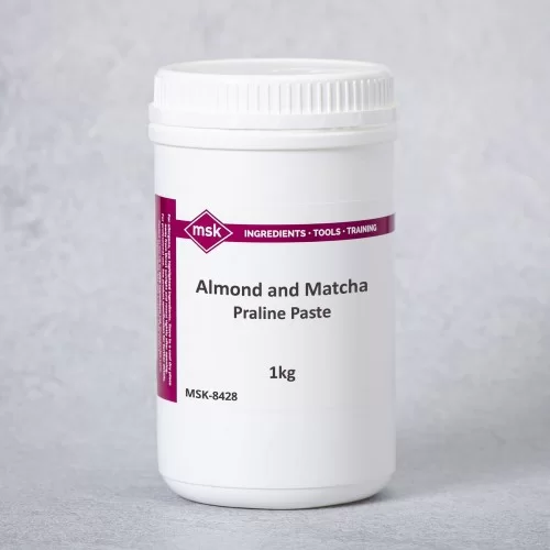 Almond and Matcha Praline Paste, 1kg