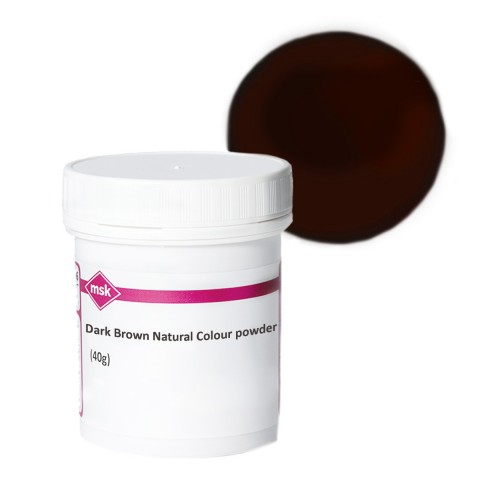 Dark Brown Natural Colour Powder, 40g