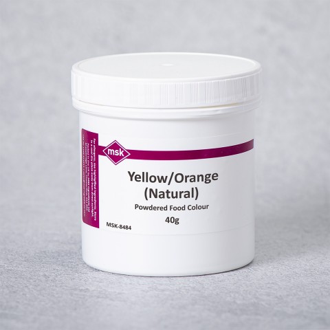 Yellow/Orange Natural Colour Powder, 40g