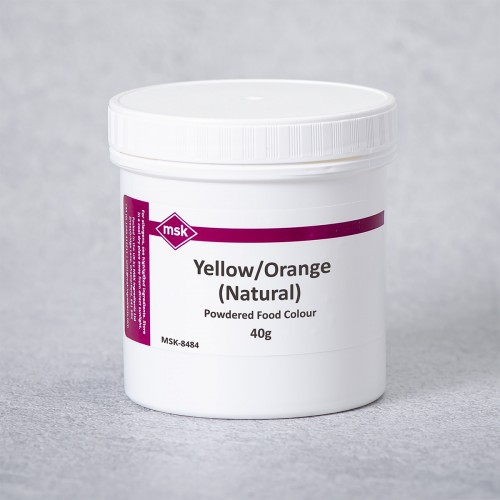 Yellow/Orange Natural Colour Powder, 40g