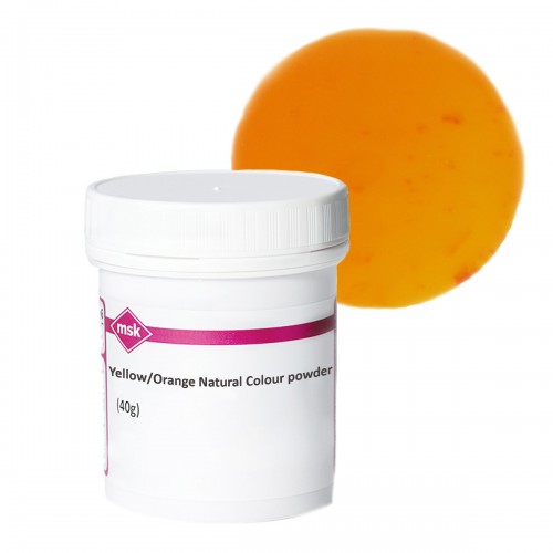 Yellow/Orange Natural Colour Powder, 40g