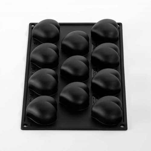 Heart Shaped 3d Silicone Mould by Pavoni Italia, 1 unit Heart Shaped 3d Silicone Mould by Pavoni Italia, 1 unit