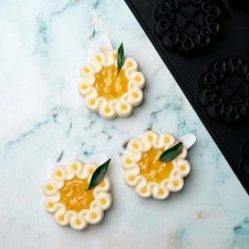 Ribbon Border 3D Silicone Mould by Pavoni Italia, 1 unit